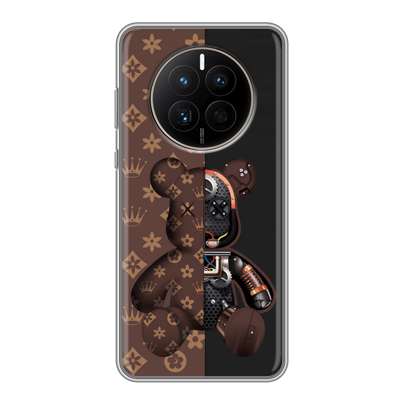 Силиконовый чехол на Huawei Mate 50 с принтом Луи робот Силиконовый чехол на Huawei Mate 50 с принтом Луи робот