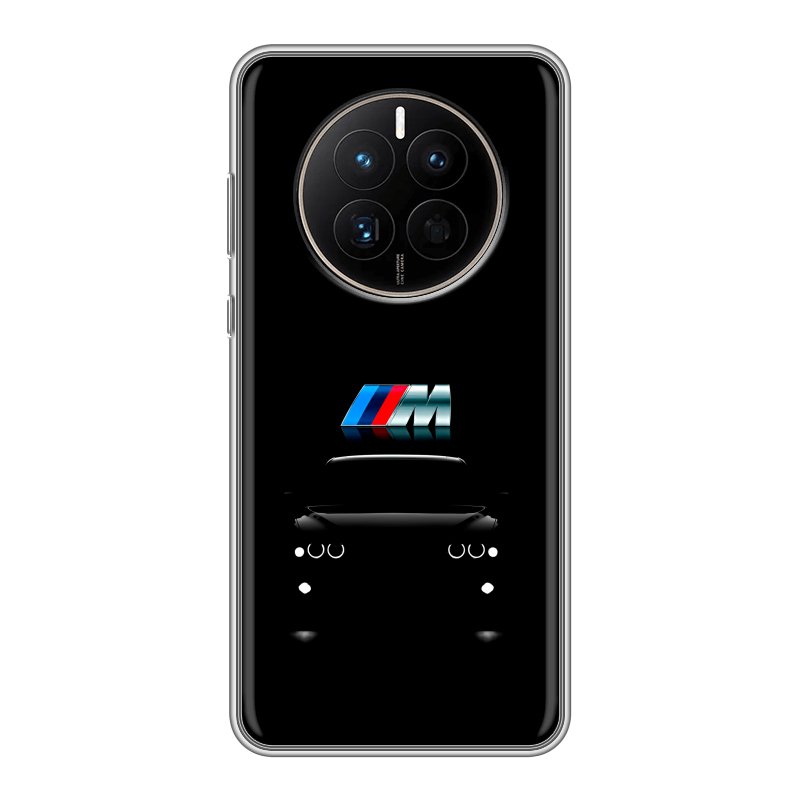 Силиконовый чехол на Huawei Mate 50 с принтом БМВ BMW Силиконовый чехол на Huawei Mate 50 с принтом БМВ BMW
