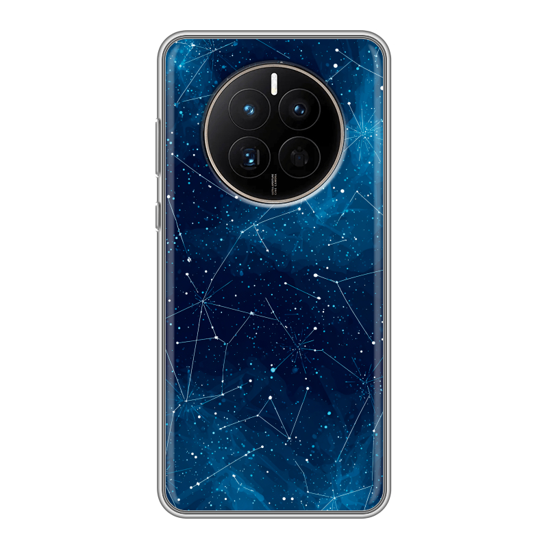 Силиконовый противоударный чехол на Huawei Mate 50 с принтом Космос звезды Силиконовый противоударный чехол на Huawei Mate 50 с принтом Космос звезды