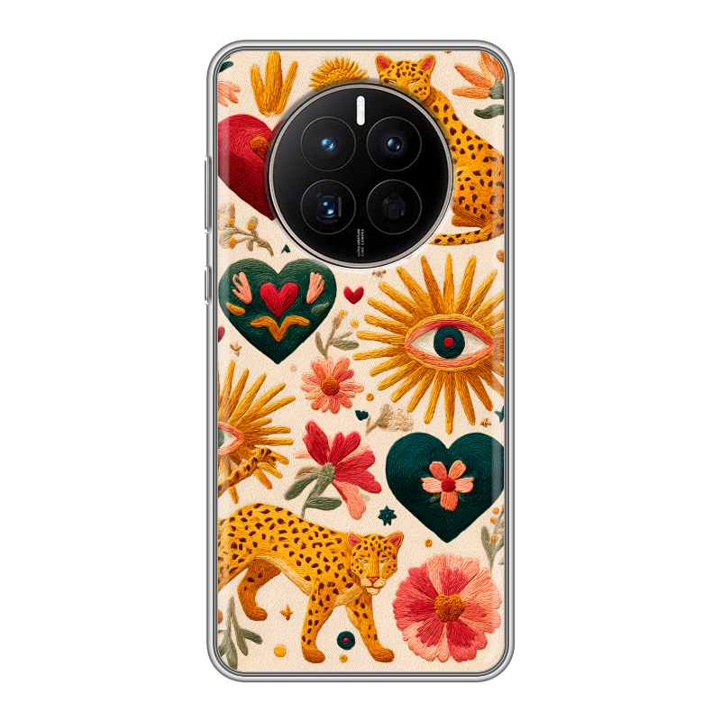 Силиконовый чехол на Huawei Mate 50 с принтом Модный принт Силиконовый чехол на Huawei Mate 50 с принтом Модный принт