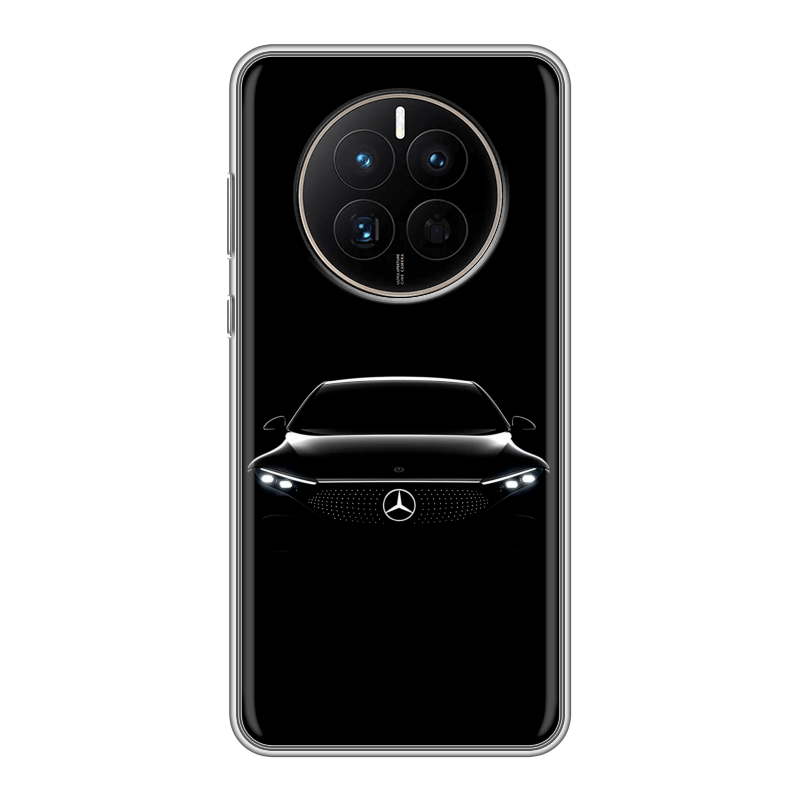 Силиконовый противоударный чехол на Huawei Mate 50 с принтом Mercedes Мерседес Силиконовый противоударный чехол на Huawei Mate 50 с принтом Mercedes Мерседес