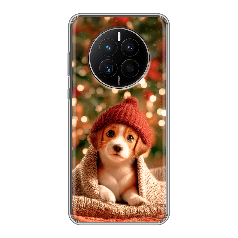 Силиконовый чехол на Huawei Mate 50 с принтом Новый год Силиконовый чехол на Huawei Mate 50 с принтом Новый год