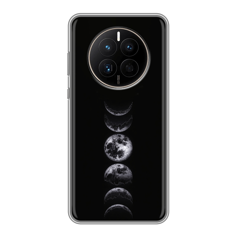 Силиконовый противоударный чехол на Huawei Mate 50 с принтом женский Силиконовый противоударный чехол на Huawei Mate 50 с принтом женский