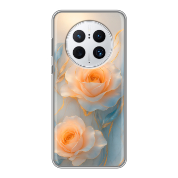 Силиконовый чехол на Huawei Mate 50 Pro с принтом Женский