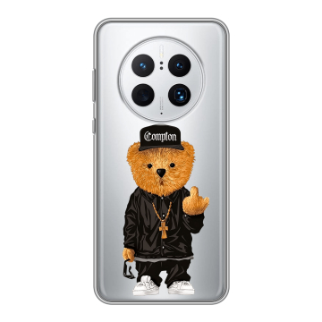 Силиконовый чехол на Huawei Mate 50 Pro с принтом Мишка Силиконовый чехол на Huawei Mate 50 Pro с принтом Мишка
