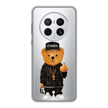 Силиконовый чехол на Huawei Mate 50 Pro с принтом Плюшевый медведь Силиконовый чехол на Huawei Mate 50 Pro с принтом Плюшевый медведь