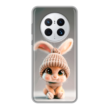 Силиконовый чехол на Huawei Mate 50 Pro с принтом Кролик