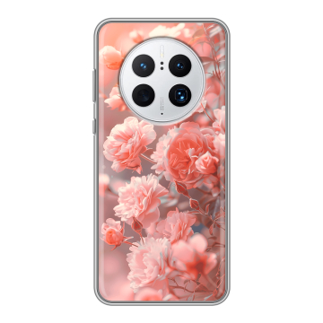 Силиконовый чехол на Huawei Mate 50 Pro с принтом Розы цветы Силиконовый чехол на Huawei Mate 50 Pro с принтом Розы цветы