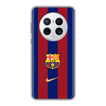 Силиконовый чехол на Huawei Mate 50 Pro с принтом Барселона Barcelona