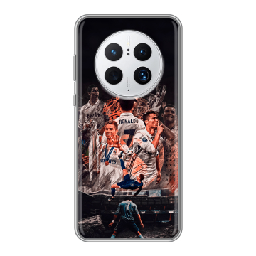 Силиконовый чехол на Huawei Mate 50 Pro с принтом Реал Роналдо Real Ronaldo Силиконовый чехол на Huawei Mate 50 Pro с принтом Реал Роналдо Real Ronaldo