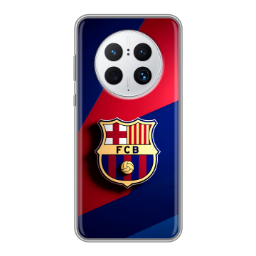 Силиконовый чехол на Huawei Mate 50 Pro с принтом Барселона Barcelona