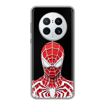 Силиконовый чехол на Huawei Mate 50 Pro с принтом человек паук spiderman
