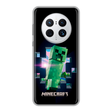 Силиконовый чехол на Huawei Mate 50 Pro с принтом Майнкрафт Minecraft Силиконовый чехол на Huawei Mate 50 Pro с принтом Майнкрафт Minecraft