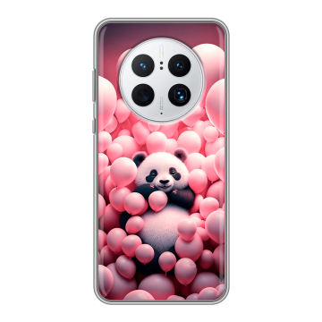 Силиконовый чехол на Huawei Mate 50 Pro с принтом Панда
