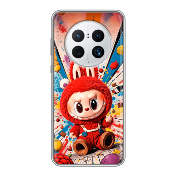 Силиконовый чехол на Huawei Mate 50 Pro с принтом Labubu Лабубу Силиконовый чехол на Huawei Mate 50 Pro с принтом Labubu Лабубу