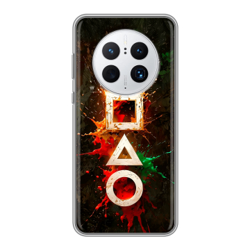 Силиконовый чехол на Huawei Mate 50 Pro с принтом Squid Game Игра кальмара
