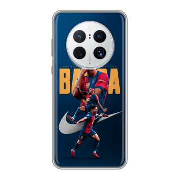 Силиконовый чехол на Huawei Mate 50 Pro с принтом Барселона Barca Yamal Силиконовый чехол на Huawei Mate 50 Pro с принтом Барселона Barca Yamal