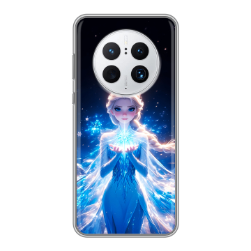 Силиконовый чехол на Huawei Mate 50 Pro с принтом Холодное сердце Frozen Силиконовый чехол на Huawei Mate 50 Pro с принтом Холодное сердце Frozen