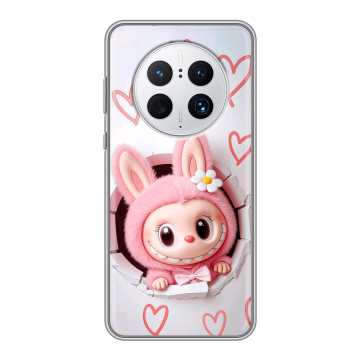 Силиконовый чехол на Huawei Mate 50 Pro с принтом Labubu Лабубу Силиконовый чехол на Huawei Mate 50 Pro с принтом Labubu Лабубу