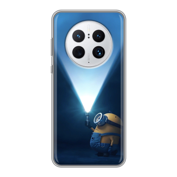 Силиконовый чехол на Huawei Mate 50 Pro с принтом Миньоны Силиконовый чехол на Huawei Mate 50 Pro с принтом Миньоны