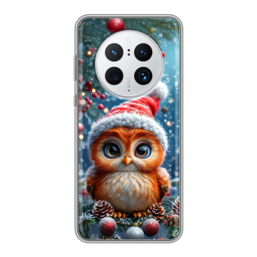 Силиконовый чехол на Huawei Mate 50 Pro с принтом Новый год Силиконовый чехол на Huawei Mate 50 Pro с принтом Новый год