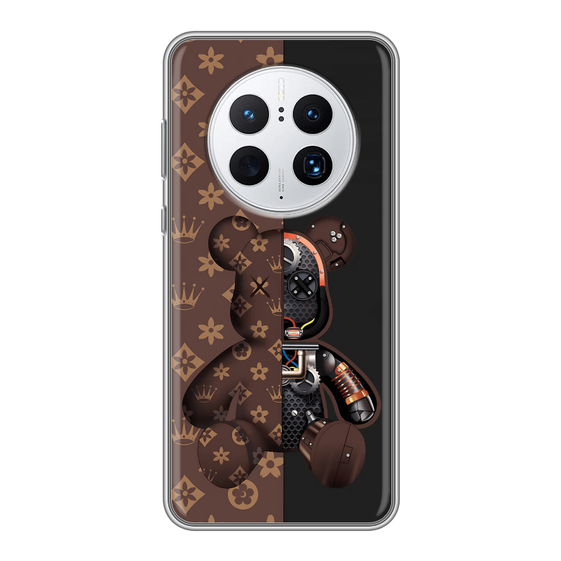 Силиконовый чехол на Huawei Mate 50 Pro с принтом Луи робот Силиконовый чехол на Huawei Mate 50 Pro с принтом Луи робот