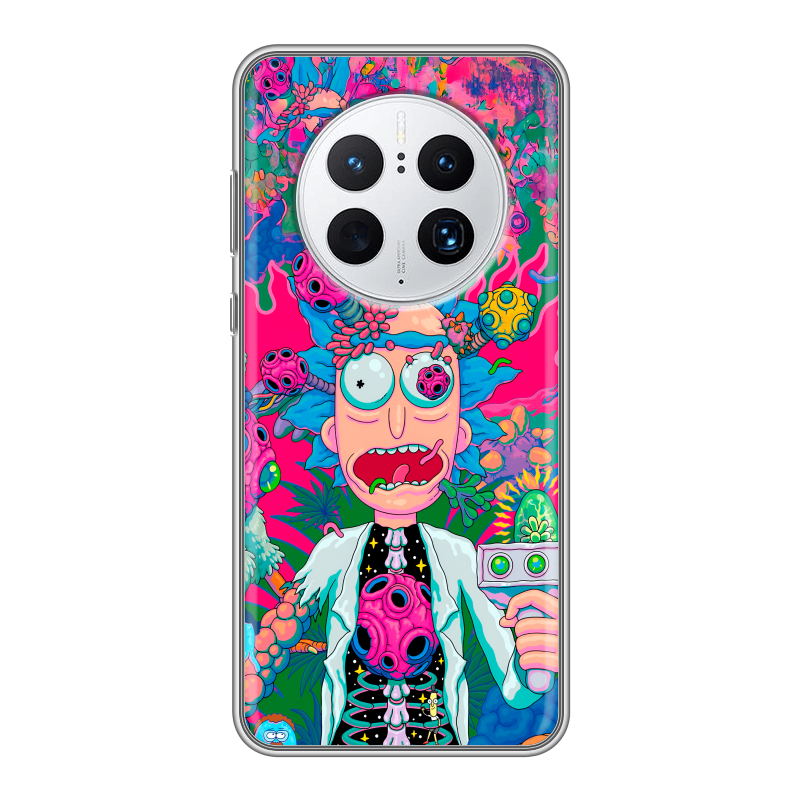 Силиконовый чехол на Huawei Mate 50 Pro с принтом Рик и Морти Rick Morty Силиконовый чехол на Huawei Mate 50 Pro с принтом Рик и Морти Rick Morty