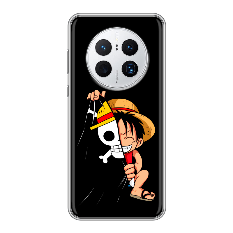 Силиконовый противоударный чехол на Huawei Mate 50 Pro с принтом One Piece Ван Пис Силиконовый противоударный чехол на Huawei Mate 50 Pro с принтом One Piece Ван Пис