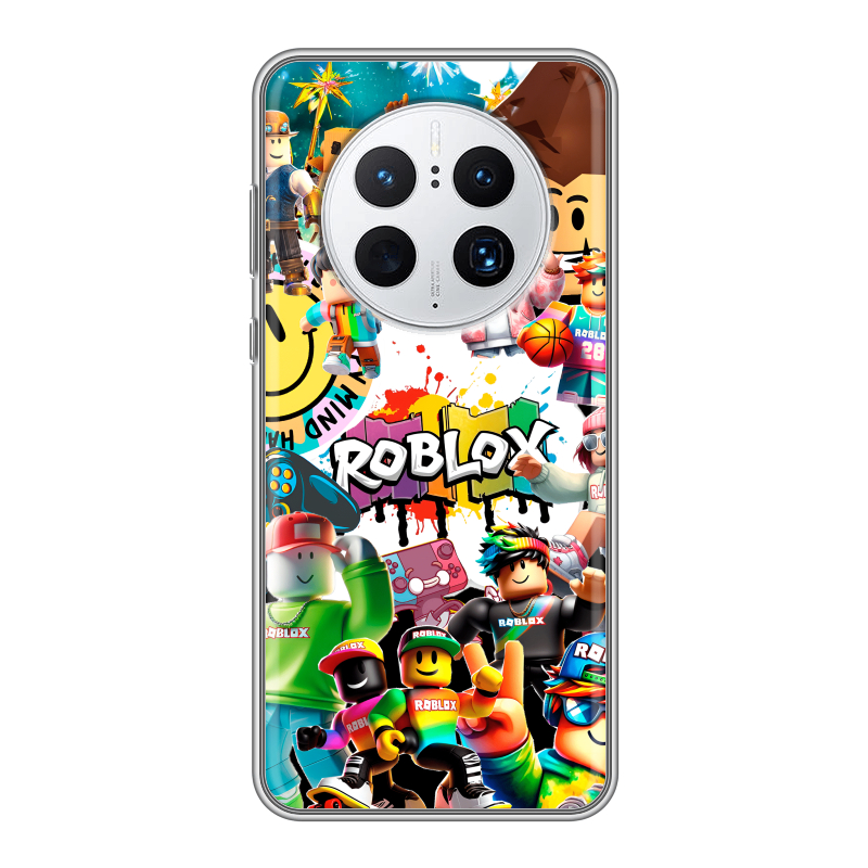 Силиконовый противоударный чехол на Huawei Mate 50 Pro с принтом Roblox Роблокс Силиконовый противоударный чехол на Huawei Mate 50 Pro с принтом Roblox Роблокс