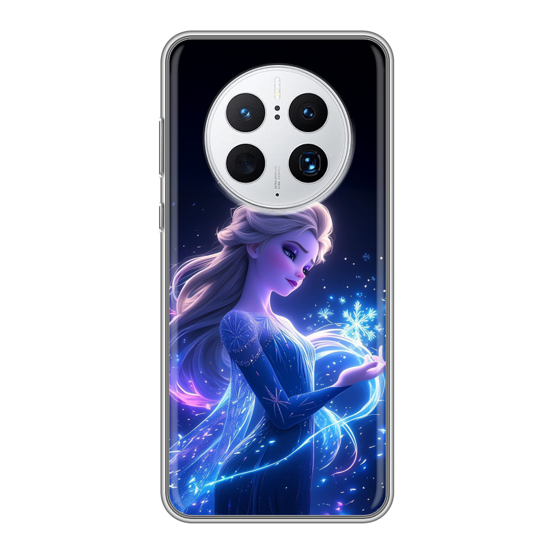 Силиконовый чехол на Huawei Mate 50 Pro с принтом Холодное сердце Frozen Силиконовый чехол на Huawei Mate 50 Pro с принтом Холодное сердце Frozen