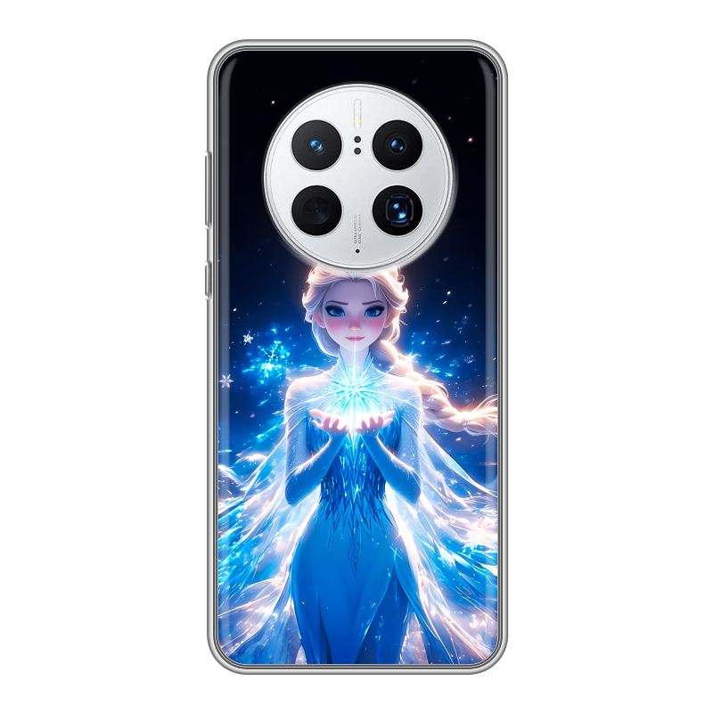 Силиконовый чехол на Huawei Mate 50 Pro с принтом Холодное сердце Frozen Силиконовый чехол на Huawei Mate 50 Pro с принтом Холодное сердце Frozen