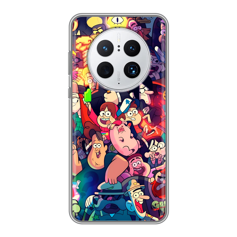 Силиконовый чехол на Huawei Mate 50 Pro с принтом Gravity Falls Гравити Фолз Силиконовый чехол на Huawei Mate 50 Pro с принтом Gravity Falls Гравити Фолз
