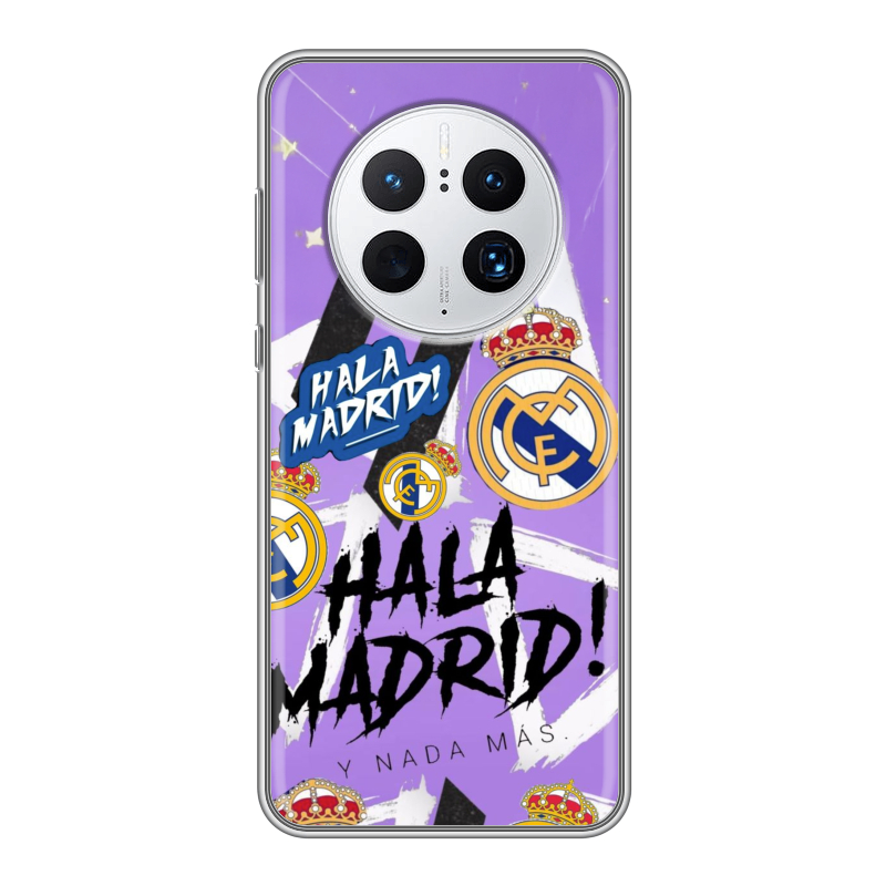 Силиконовый чехол на Huawei Mate 50 Pro с принтом Real Madrid Реал Мадрид Силиконовый чехол на Huawei Mate 50 Pro с принтом Real Madrid Реал Мадрид