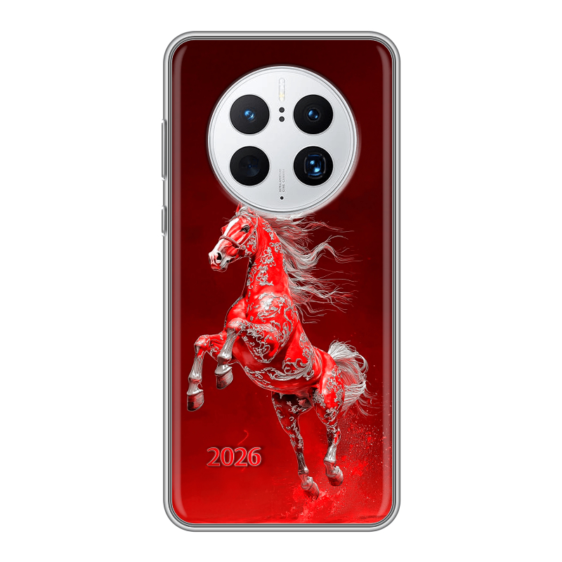 Силиконовый чехол на Huawei Mate 50 Pro с принтом Новый год Силиконовый чехол на Huawei Mate 50 Pro с принтом Новый год
