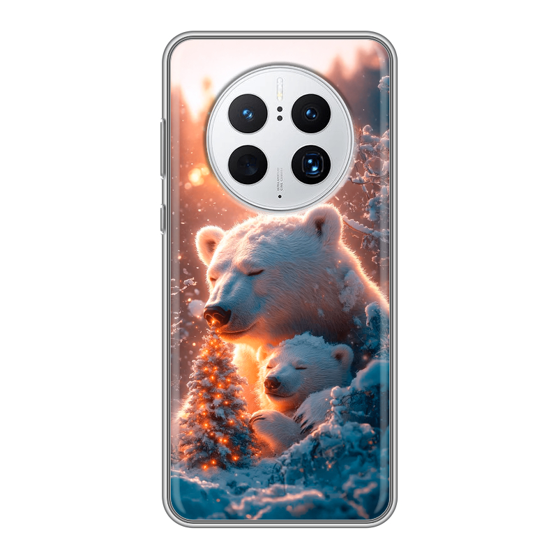 Силиконовый чехол на Huawei Mate 50 Pro с принтом Новый год Силиконовый чехол на Huawei Mate 50 Pro с принтом Новый год