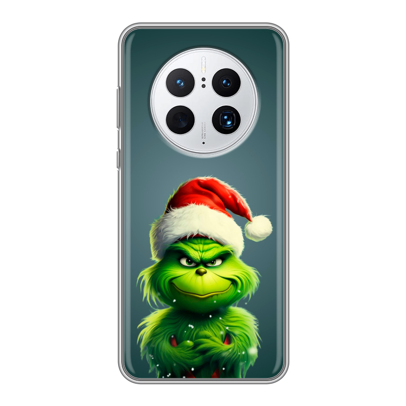 Силиконовый чехол на Huawei Mate 50 Pro с принтом Новый год Силиконовый чехол на Huawei Mate 50 Pro с принтом Новый год