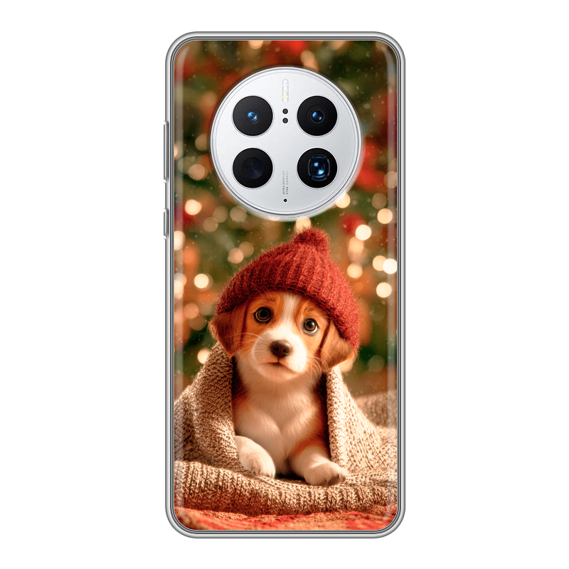 Силиконовый противоударный чехол на Huawei Mate 50 Pro с принтом Новый год Силиконовый противоударный чехол на Huawei Mate 50 Pro с принтом Новый год