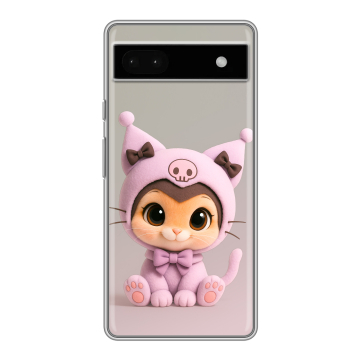 Силиконовый чехол на Google Pixel 6a с принтом Куроми Kuromi 