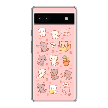 Силиконовый чехол на Google Pixel 6a с принтом Hello Kitty Хелоу Кити
