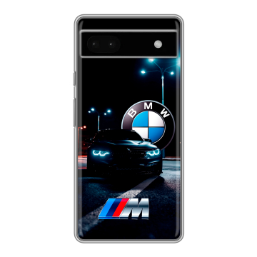Силиконовый чехол на Google Pixel 6a с принтом БМВ BMW Силиконовый чехол на Google Pixel 6a с принтом БМВ BMW