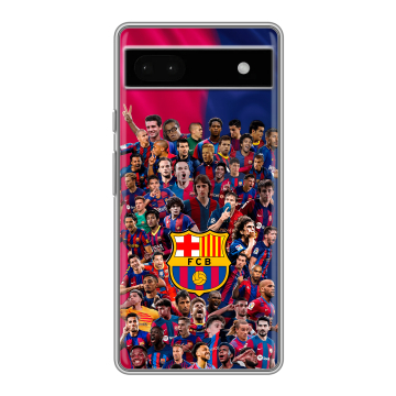 Силиконовый чехол на Google Pixel 6a с принтом Барселона Barcelona Силиконовый чехол на Google Pixel 6a с принтом Барселона Barcelona