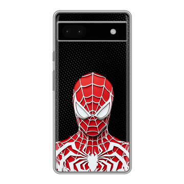 Силиконовый чехол на Google Pixel 6a с принтом человек паук spiderman