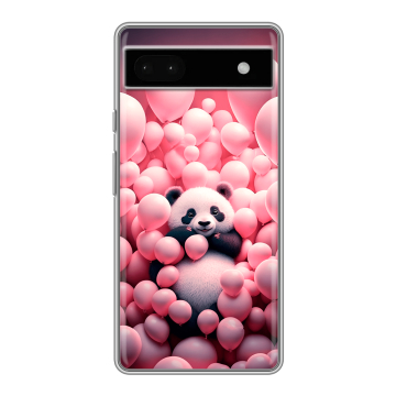 Силиконовый чехол на Google Pixel 6a с принтом Панда
