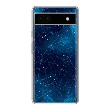 Силиконовый чехол на Google Pixel 6a с принтом Космос звезды