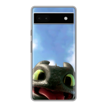 Силиконовый чехол на Google Pixel 6a с принтом Как приручить дракона
