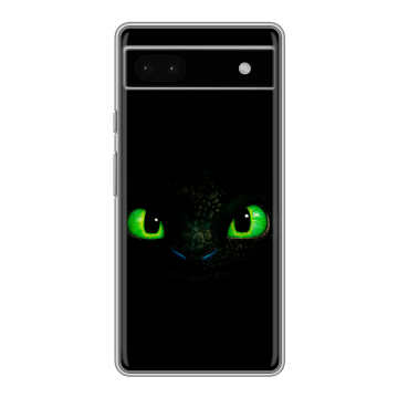 Силиконовый чехол на Google Pixel 6a с принтом Как приручить дракона
