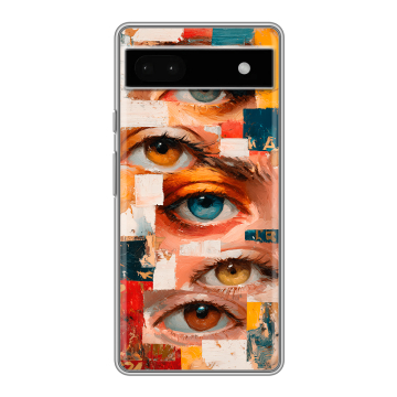 Силиконовый чехол на Google Pixel 6a с принтом Модный принт