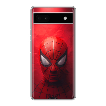 Силиконовый чехол на Google Pixel 6a с принтом Spiderman Человек паук Силиконовый чехол на Google Pixel 6a с принтом Spiderman Человек паук