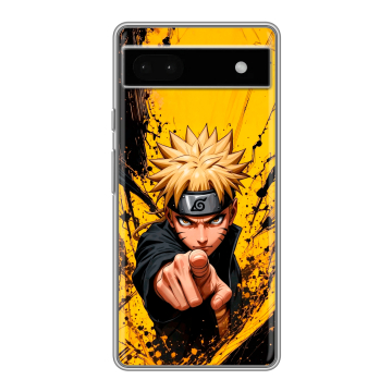 Силиконовый чехол на Google Pixel 6a с принтом Naruto Наруто