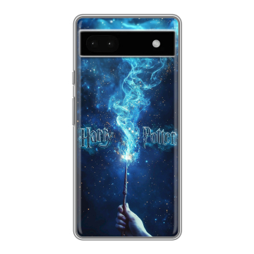Силиконовый чехол на Google Pixel 6a с принтом Harry Potter Гарри Поттер